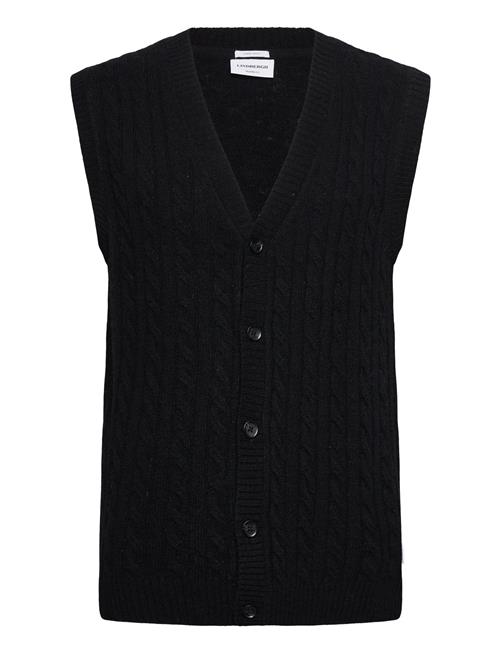 Lindbergh | Lambswool Button Slipover | S