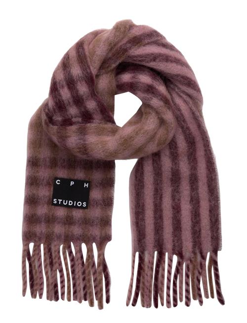 Copenhagen Studios | Cph Shawl 14 Wool Mix Burgundy | ONE SIZE