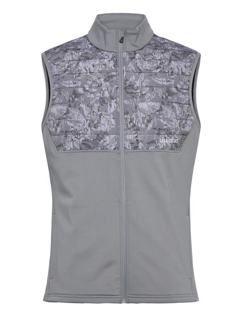 Lyle & Scott Sport | Golf Printed Windjammer Full Zip Vest | XL