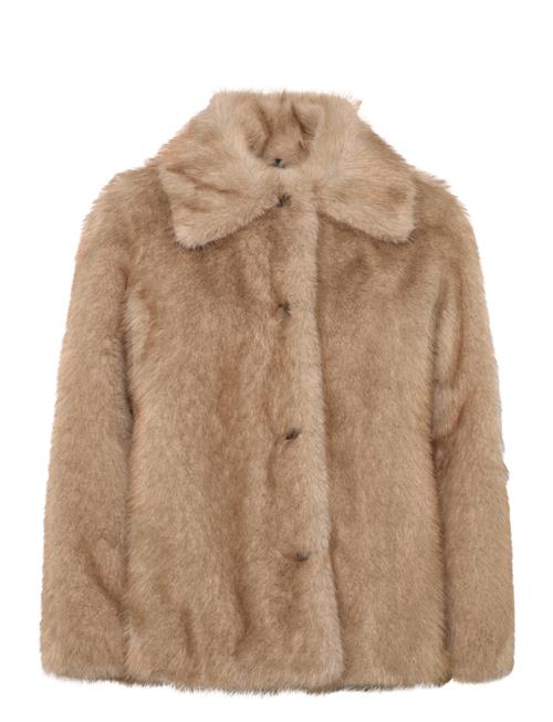 Mango | Faux-Fur Coat With Buttons | L