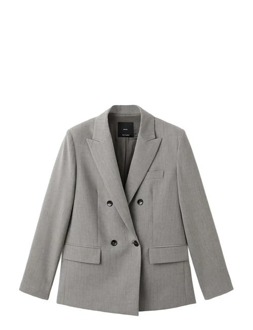 Mango | Double-Breasted Wool Blend Blazer | S