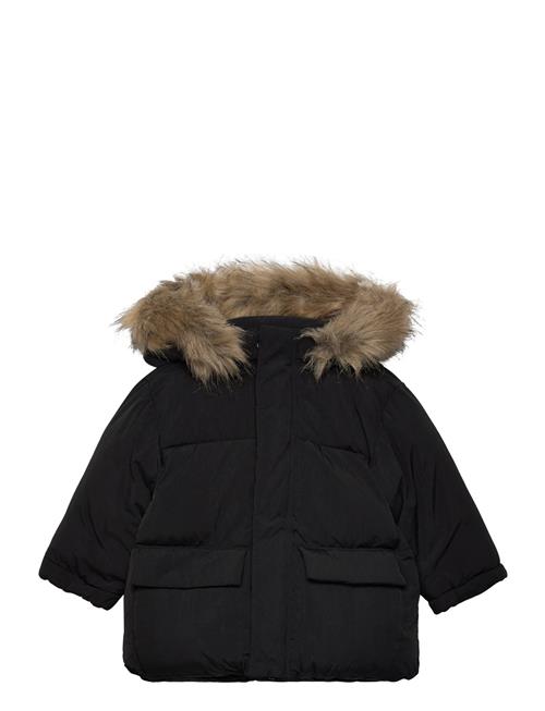 Mango | Puffer Coat With Fur-Effect Hood | 4-5