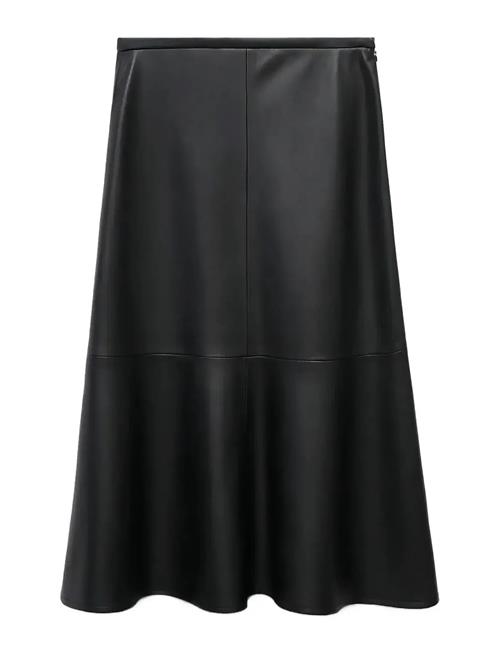 Mango | Faux-Leather Midi-Skirt | 40