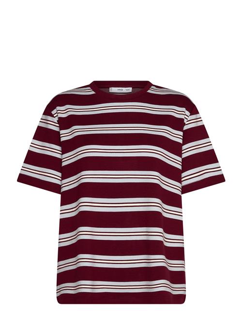 Mango | Striped Short-Sleeved T-Shirt | L