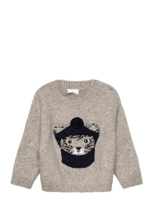 Mango | Knitted Sweater With Bear Detail | 2-3