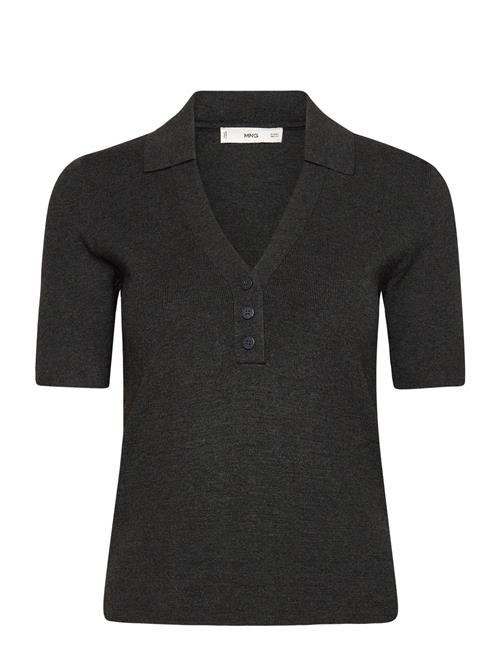 Mango | Fine-Knit Sweater With Shirt Collar | S