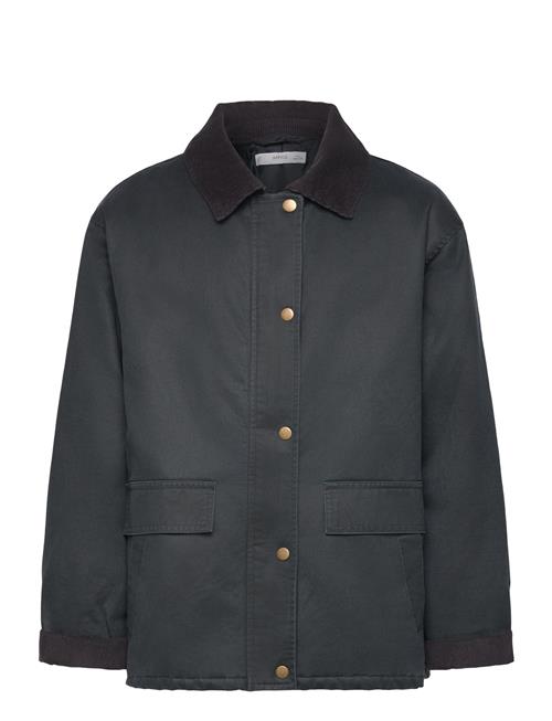 Mango | Waxed-Effect Parka | 10