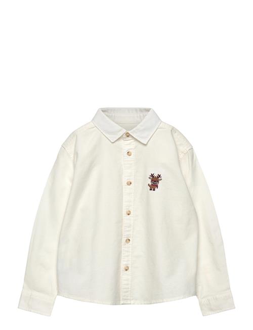 Mango | Shirt With Reindeer Embroidery | 128