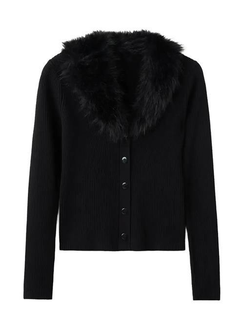 Mango | Cardigan With Faux-Fur Collar | S
