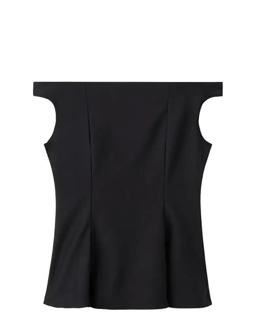 Mango | Strapless Peplum Top | XS