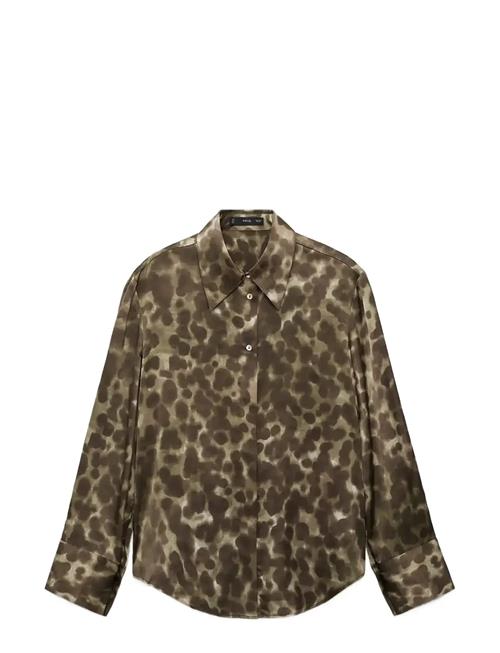 Mango | Satin Print Shirt | S