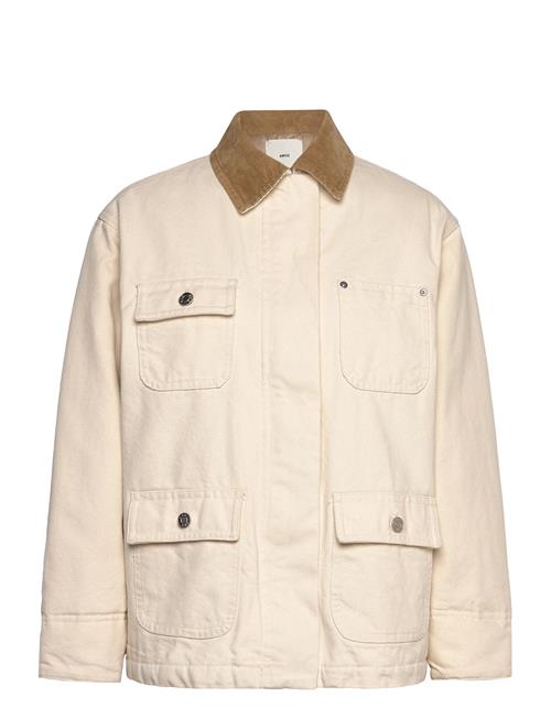 Mango | Denim Parka With Corduroy Collar | L