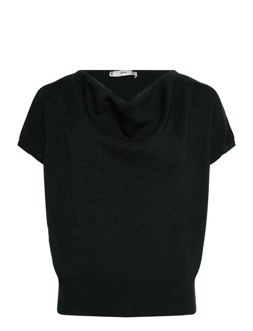 Mango | Short-Sleeved Top With Draped Neckline | S