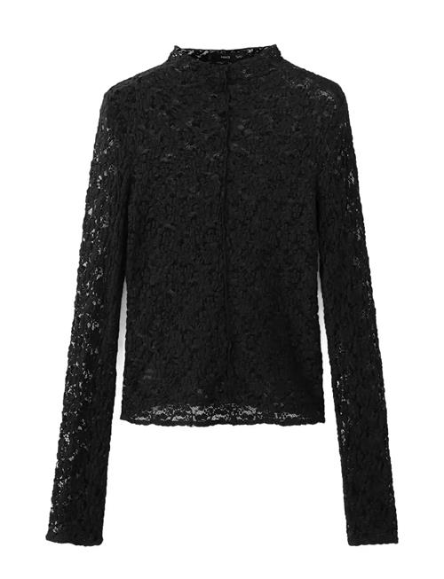 Mango | Lace Top With Perkins Collar | M