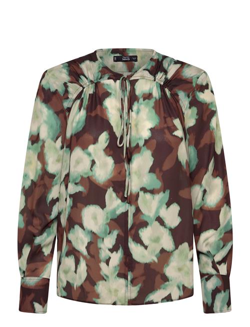 Mango | V-Neck Blouse With Tie | S