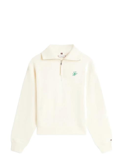 Tommy Hilfiger | Th Script Half Zip Terry Swtshrt | L