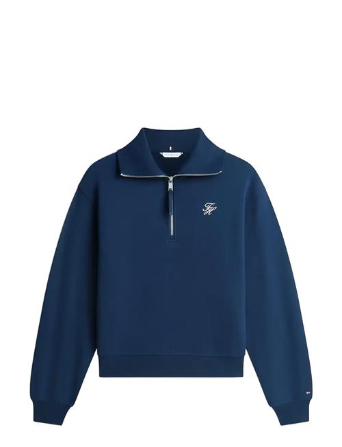 Tommy Hilfiger | Th Script Half Zip Terry Swtshrt | XS