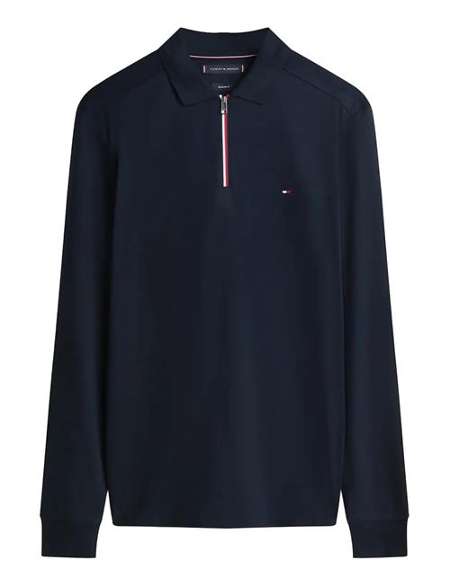 Tommy Hilfiger | Ls Liquid Rwb Zip Reg Polo | M