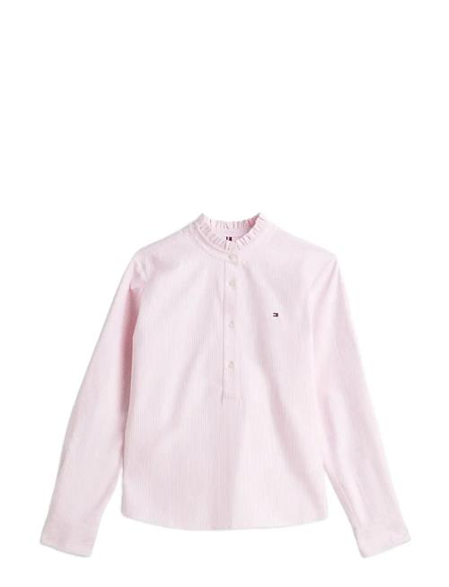 Tommy Hilfiger | Oxford Ruffle Neck Shirt | 36