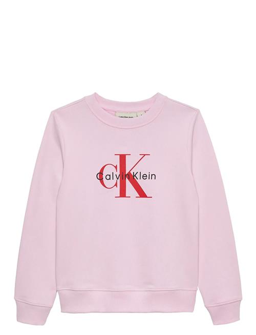 Se Calvin Klein | Ck Monogram Terry Cn Sweatshirt | 152 hos Booztlet