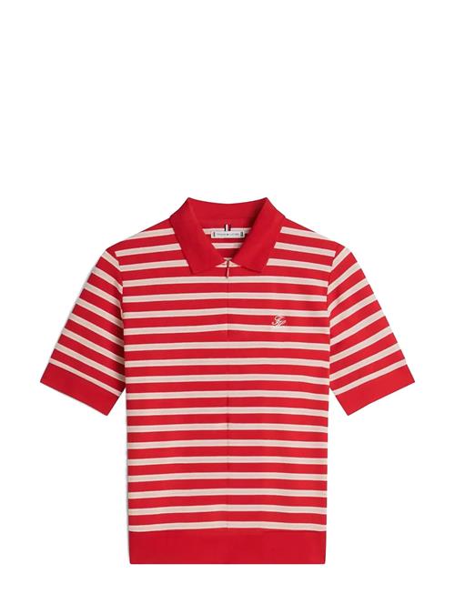 Tommy Hilfiger | Th Script Lyocell Zip Ss Polo | M