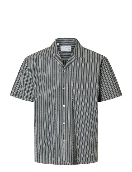 Selected | Slhrelaxed-Ace Seersucker Ss Shirt | XL