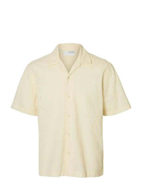 Selected | Slhrlxjax Broderie Ss Shirt | XXL
