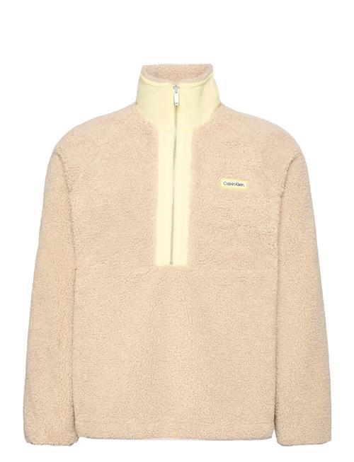 Calvin Klein | Ls Sherpa Roll Neck Qtr Zip Po | M
