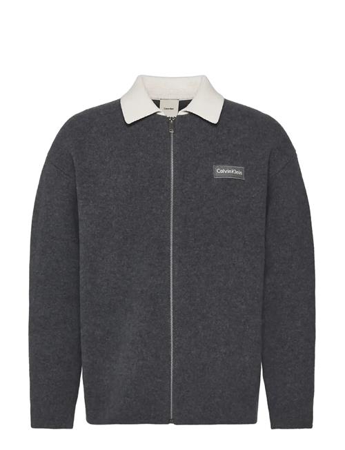 Calvin Klein | Ls Boiled 100 Merino Contrast C | M