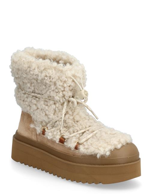 Tory Burch | Mellow Shearling Lace Up Boot | 40.5