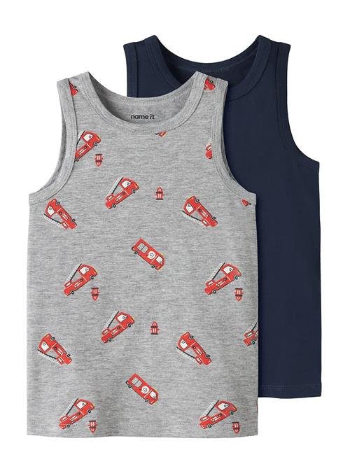 name it | Nmmtank Top 2P Grey Firetruck Noos | 86