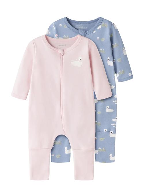 name it | Nbfnightsuit 2P Zip Ff Swan Noos | 92