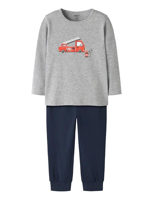 name it | Nmmnightset Grey Firetruck Noos | 110-116