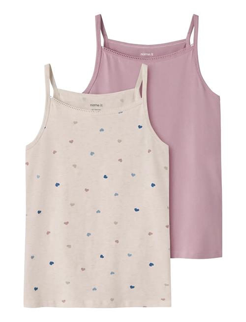 name it | Nkfstrap Top 2P Peyote Hearts Noos | 122-128
