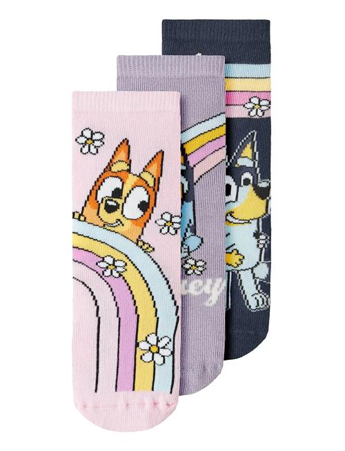 name it | Nmfjensia Bluey 3P Sock Sky | 31-33