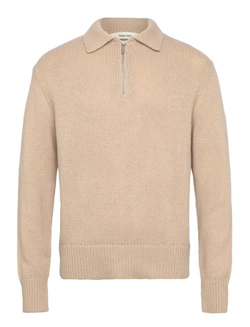 Selected | Slhcody Ls Knit Relaxed Half Zip Polo | S