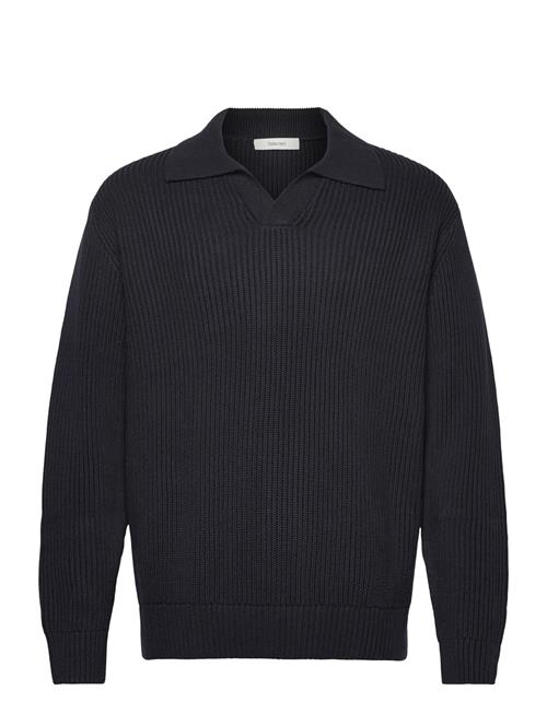 Selected | Slhdry Ls Knit Relaxed Open Polo | L