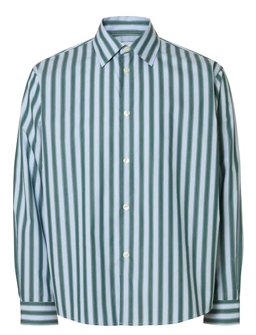 Selected | Slhrlxhenric Stripe Ls Shirt | M