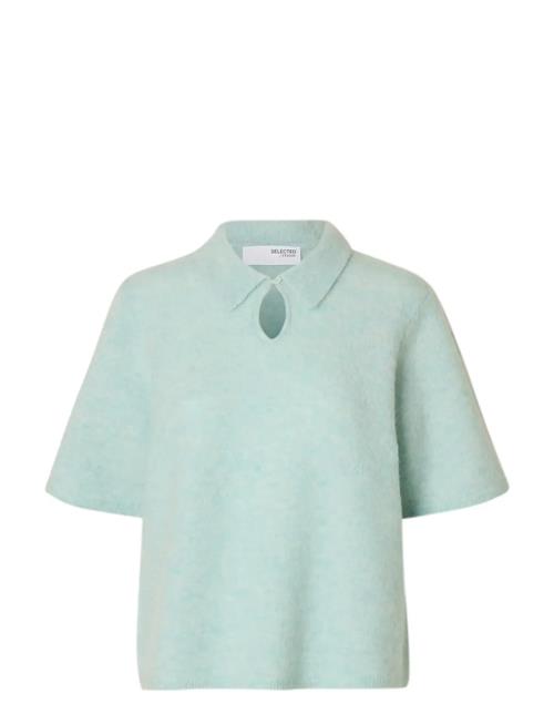 Selected | Slfsia Ras 2/4 Knit Key Hole Collar Neck | XXL