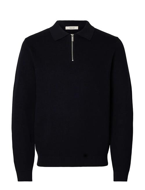 Selected | Slhdane Ls Knit Struc Half Zip Polo Noos | XXL