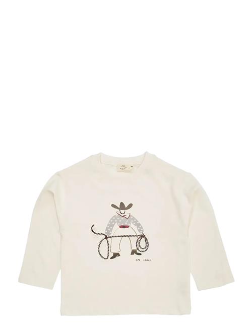 Copenhagen Colors | Ls T-Shirt W. Cowboy Print+Emb. | 116