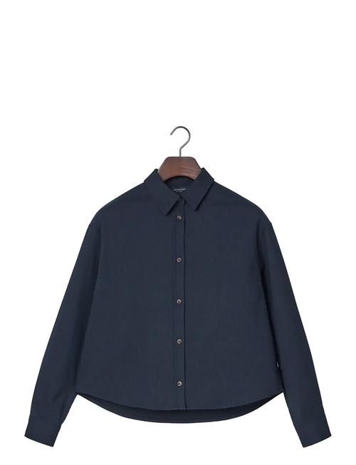 Lexington Clothing | Cropped Pinstripe Shirt | M