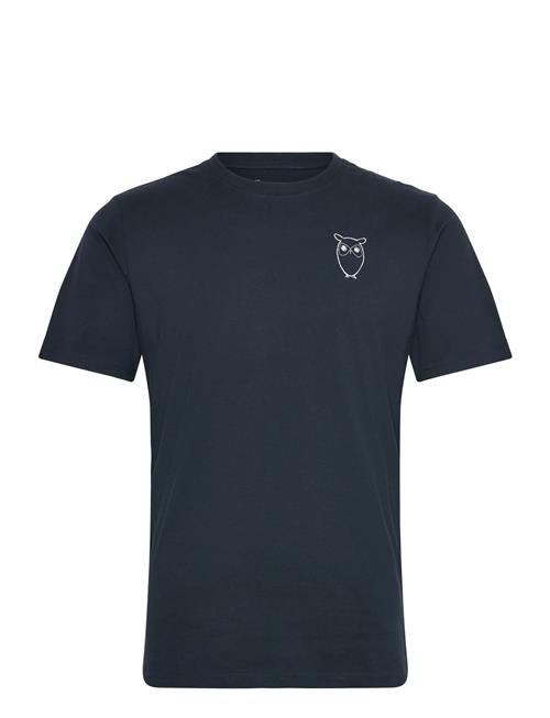 Knowledge Cotton Apparel | Alder Owl Chest Print Tee - Gots/Ve | XXL