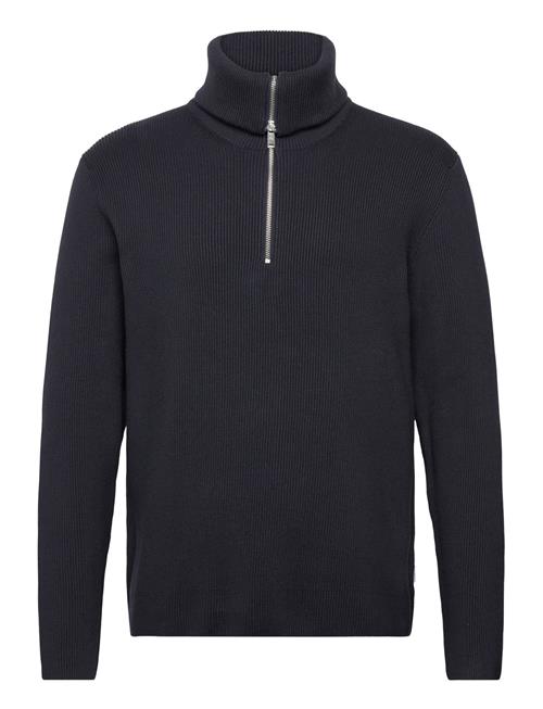 Lindbergh | Half Zip Rib Knit W. Oversized Col | XL