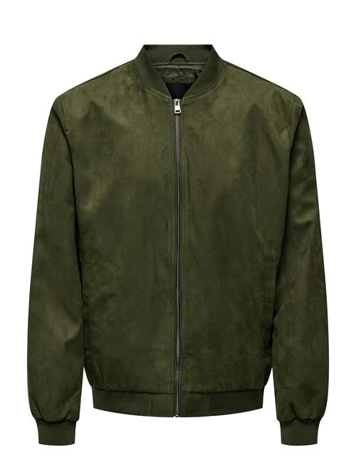 ONLY & SONS | Onslucas Fake Suede Bomber Otw Noos | L