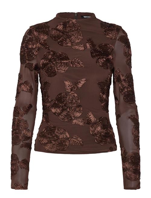 ROTATE | Flower Mesh Ls Top | 42