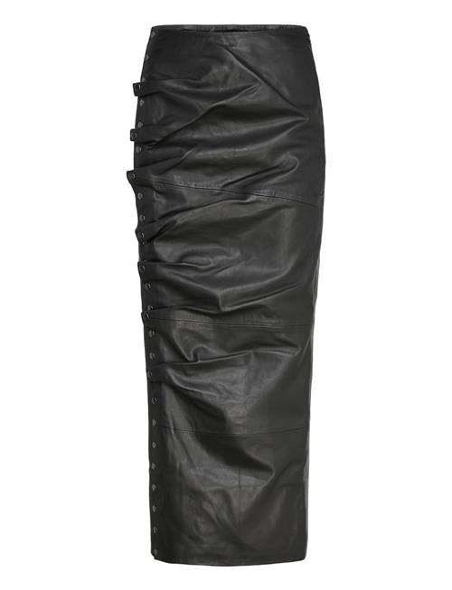 ROTATE | Midi Leather Skirt | 36