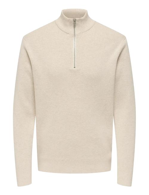 ONLY & SONS | Onsting Life Reg Half Zip Knit Noos | S