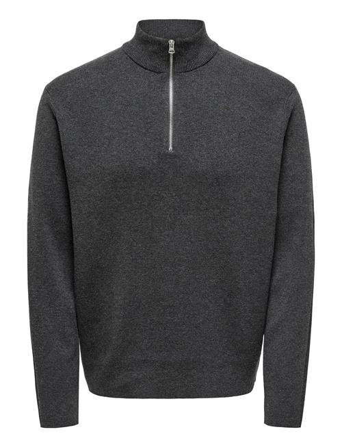 ONLY & SONS | Onsting Life Reg Half Zip Knit Noos | S