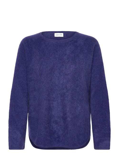 Davida Cashmere | Brushed Curved Sweater | S